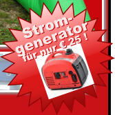 Strom- generator für nur € 25 !  Strom- generator für nur € 25 !