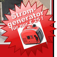 Strom- generator für nur € 25 !  Strom- generator für nur € 25 !